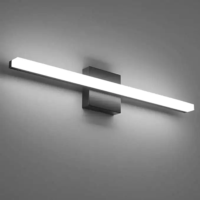 Bathroom Light Fixtures Black Vanity Lights 24 Inch 14W Bathroom Lights Over Mirror ip44 Makeup Light Cool White 6000K
Bathroom Light Fixtures Black Vanity Lights 24 Inch 14W Bathroom Lights Over Mirror ip44 Makeup Light Cool White 6000K