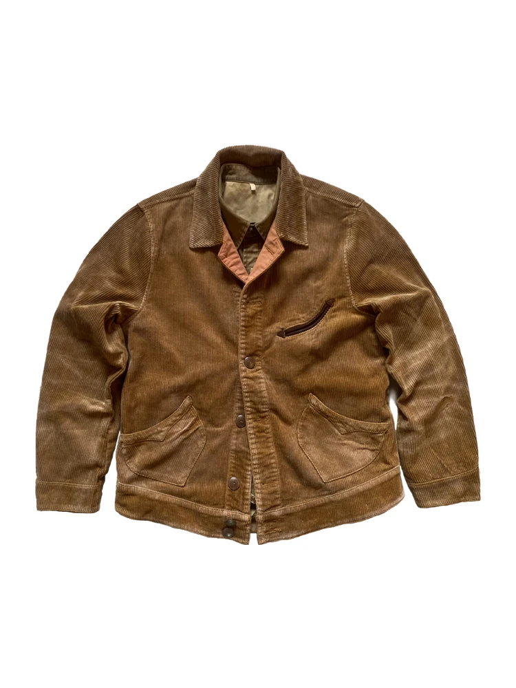 Men's Corduroy Jacket Short Regular Fit America Western Gold Digger Style Vintage Clothes
Men's Corduroy Jacket Short Regular Fit America Western Gold Digger Style Vintage Clothes