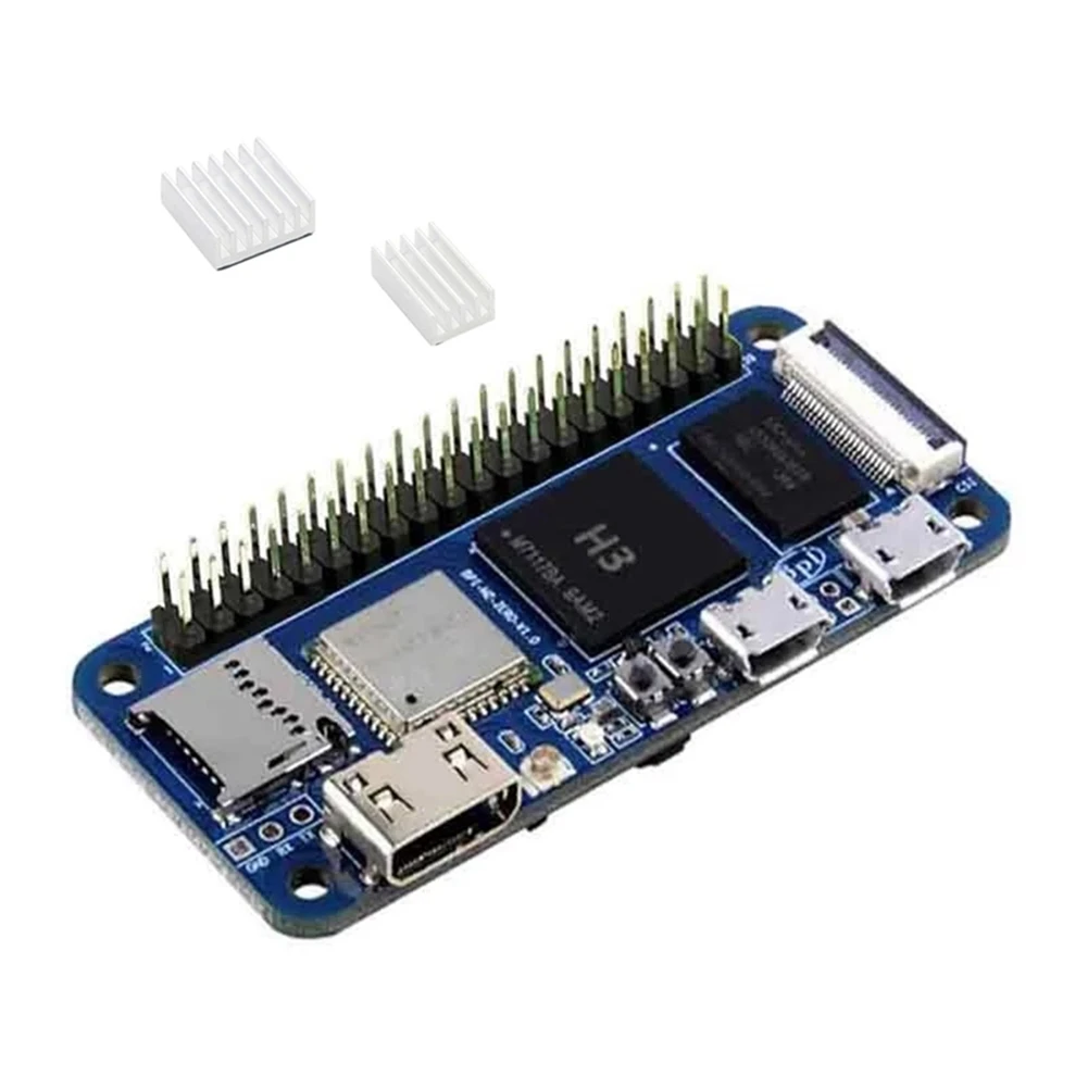 BPI-M2 Zero Allwinner H3 + Quad Core Cortex-A7 H265/HEVC 1080P 512M DDR3, макетная плата компьютера с 2 радиаторами
BPI-M2 Zero Allwinner H3 + Quad Core Cortex-A7 H265/HEVC 1080P 512M DDR3, макетная плата компьютера с 2 радиаторами