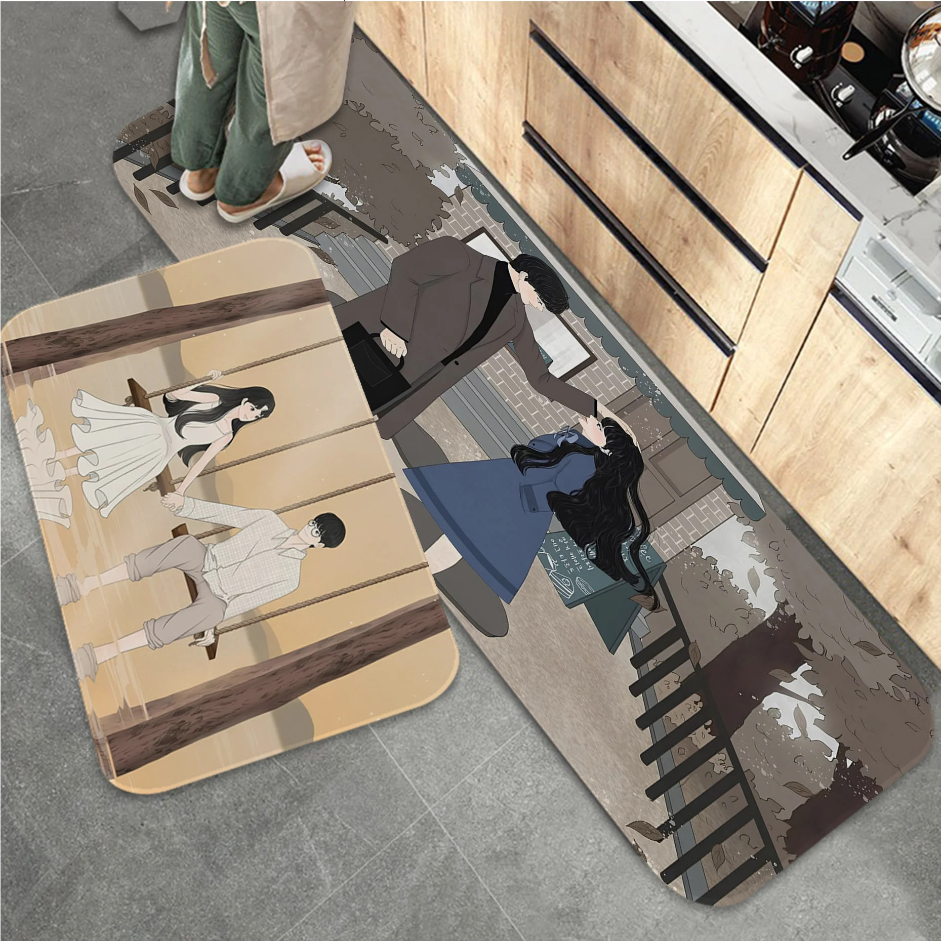 Korean Couple Teen Room Mats Washable Non-Slip Living Room Sofa Chairs Area Mat Kitchen Modern Home Decor
Korean Couple Teen Room Mats Washable Non-Slip Living Room Sofa Chairs Area Mat Kitchen Modern Home Decor