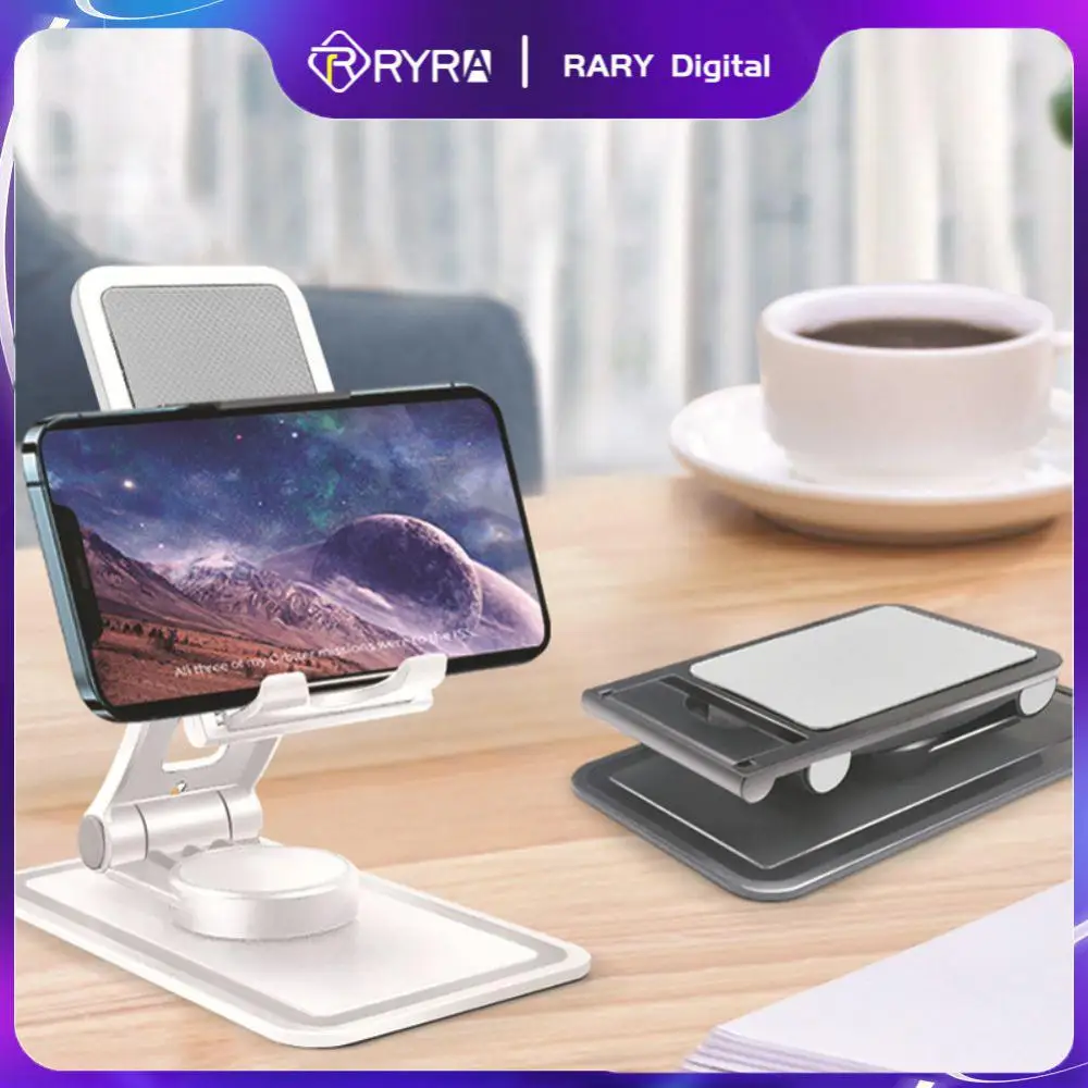 RYRA ABS Desktop Tablet Holder Table Cell Foldable 360 Degree Rotating Support Desk Mobile Phone Holder Bracket For IPhone IPad
RYRA ABS Desktop Tablet Holder Table Cell Foldable 360 Degree Rotating Support Desk Mobile Phone Holder Bracket For IPhone IPad