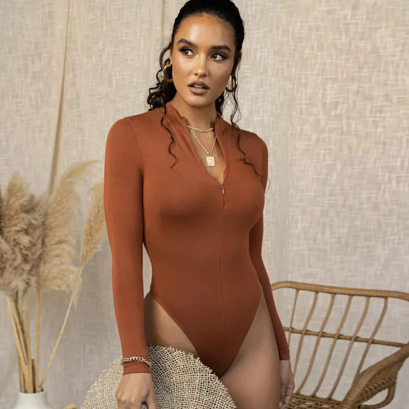 Mandylandy Women Sexy Skinny Bodysuit Shirt Top Lady Fashion Long Sleeve V Neck Slim Fit Corset Romper T-shirt
Mandylandy Women Sexy Skinny Bodysuit Shirt Top Lady Fashion Long Sleeve V Neck Slim Fit Corset Romper T-shirt