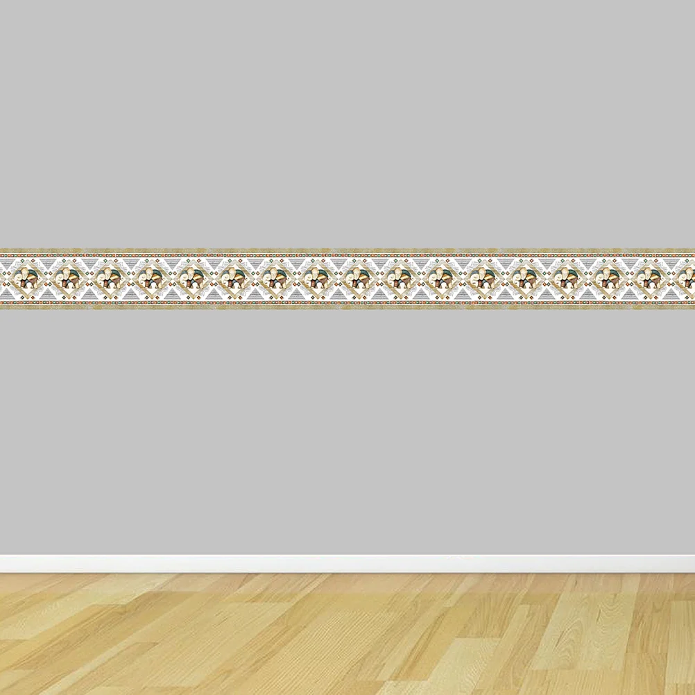 1PC Vintage Simulation Self Adhesive Waterproof Wall Entrance Decal Waistline Wall Sticker Tiles Stickers for Home Bathroom
1PC Vintage Simulation Self Adhesive Waterproof Wall Entrance Decal Waistline Wall Sticker Tiles Stickers for Home Bathroom