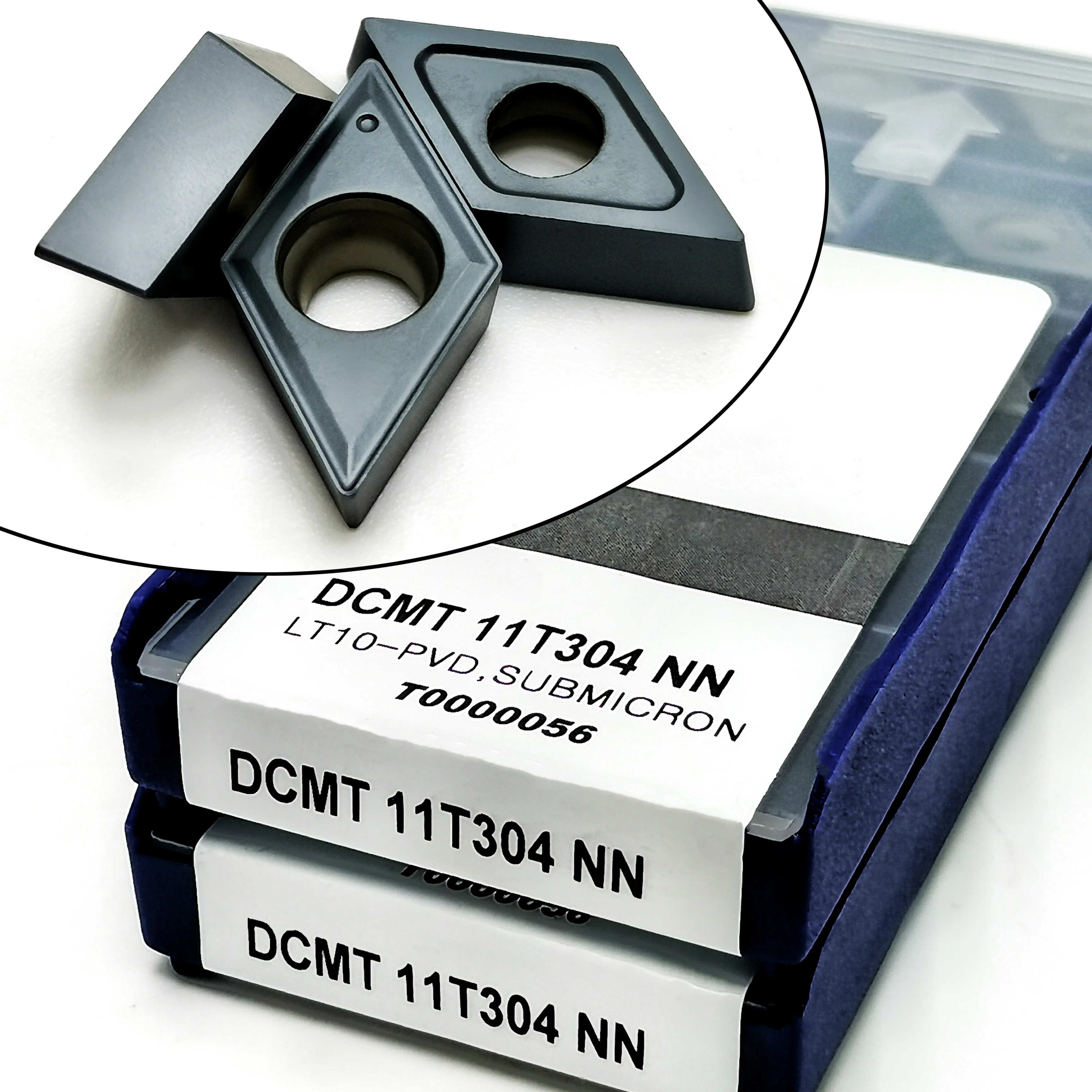DCMT 11T304 NN LT10 CNC machine tool inserts high-quality carbide cutters milling inserts DCMT11T304
DCMT 11T304 NN LT10 CNC machine tool inserts high-quality carbide cutters milling inserts DCMT11T304
