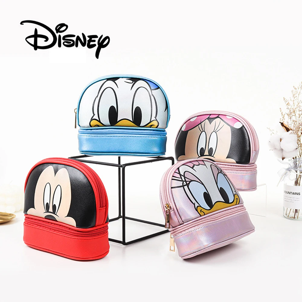 Косметичка Disney с Микки Маусом, Оригинальная вместительная сумка-ракушка с Дональдом Даком, простая портативная дамская сумочка для косметики
Косметичка Disney с Микки Маусом, Оригинальная вместительная сумка-ракушка с Дональдом Даком, простая портативная дамская сумочка для косметики
