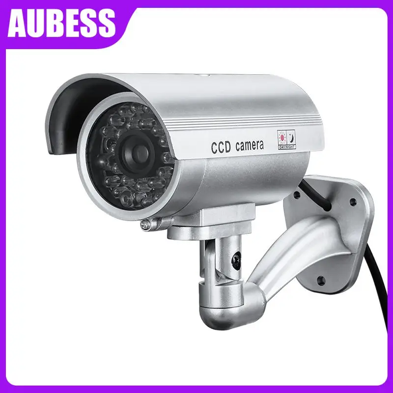 

Fake Dummy Camera Bullet Waterproof Outdoor Indoor Security CCTV Surveillance Camera Night CAM ABS Plastic With Flashing Red LED