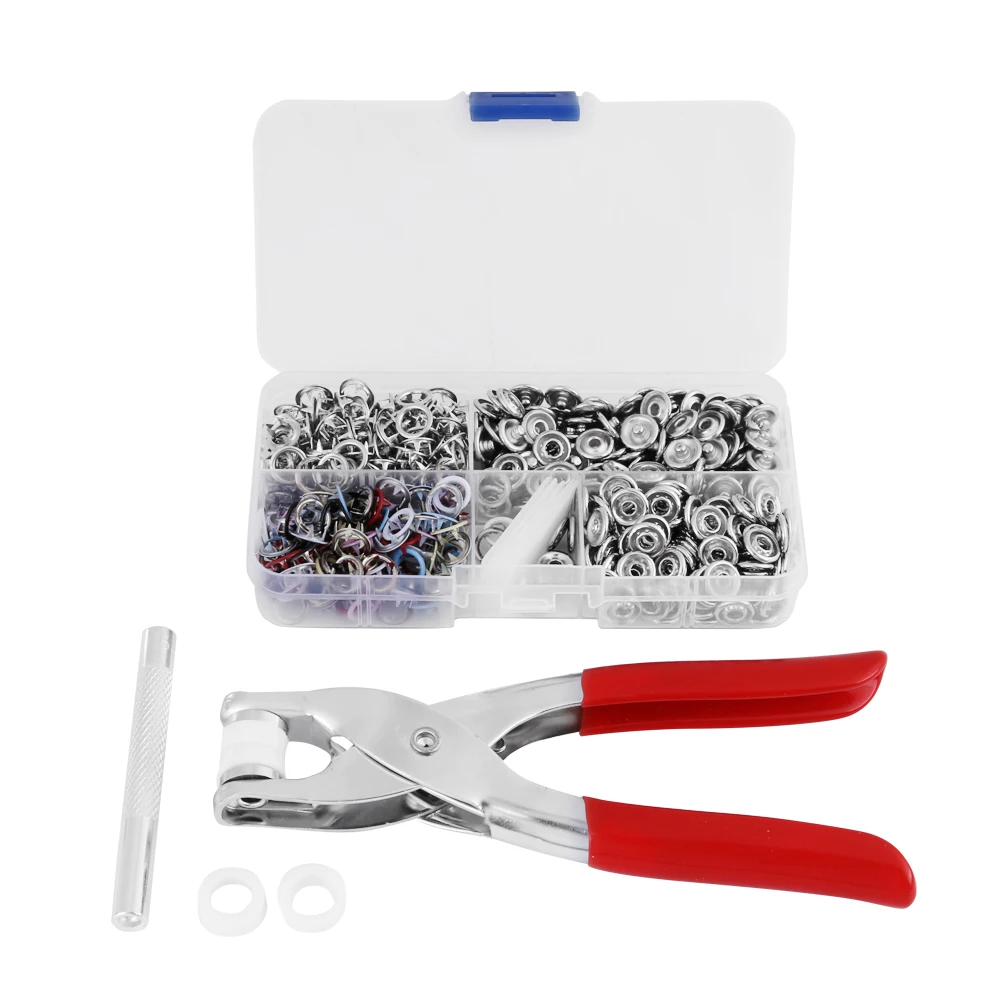 120 Sets Mix Colors Metal Prong Snap Buttons Fasteners Press Studs + Plier Setting Tool 120 120 120 120
120 Sets Mix Colors Metal Prong Snap Buttons Fasteners Press Studs + Plier Setting Tool 120 120 120 120