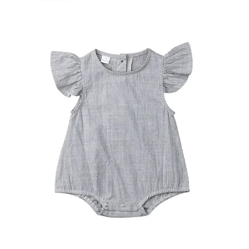 Summer Brand New Newborn Infant Kids Baby Girl Boy Romper Petal Sleeveless Striped Cotton Jumpsuit Playsuit Clothes 0-18M
Summer Brand New Newborn Infant Kids Baby Girl Boy Romper Petal Sleeveless Striped Cotton Jumpsuit Playsuit Clothes 0-18M