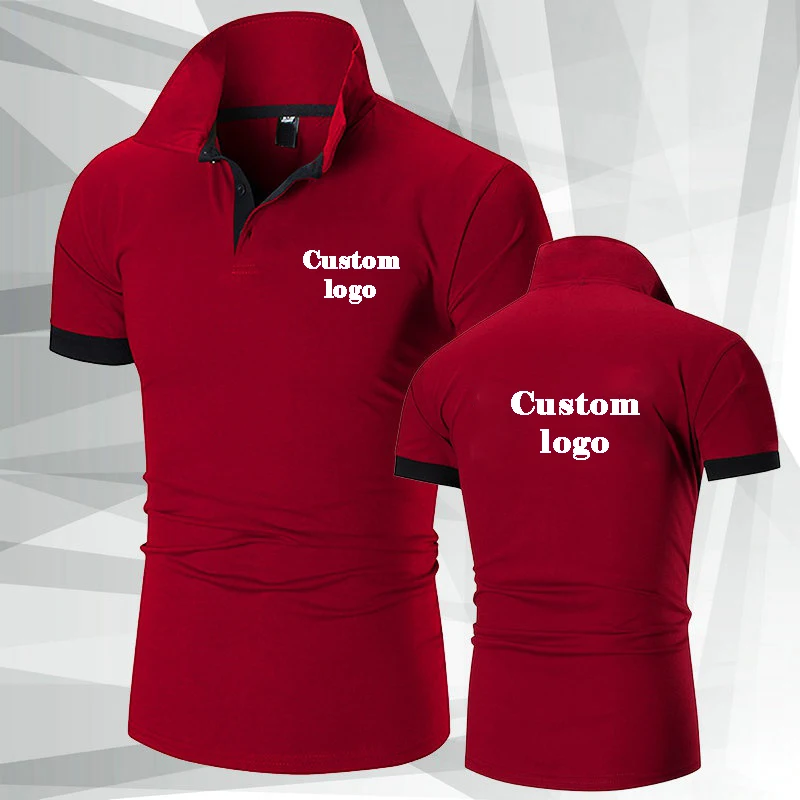 Mens Custom Logo Print Short Sleeve Summer Polo Shirts For Man Fitness Design High Quality Slim Golf Tee Top
Mens Custom Logo Print Short Sleeve Summer Polo Shirts For Man Fitness Design High Quality Slim Golf Tee Top