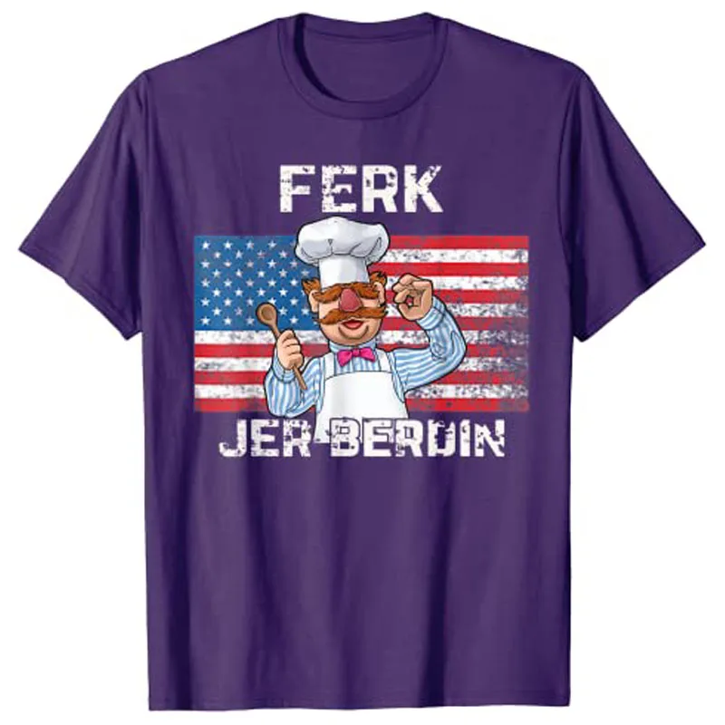 Футболка с американским флагом Ferk_merch _ Jer_gift_Berdin бестселлер | Мужская одежда