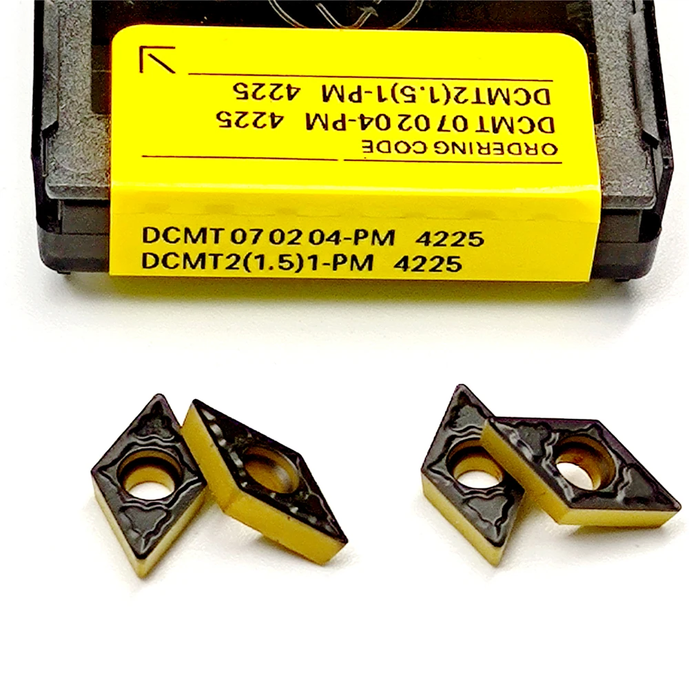 Твердосплавные вставки DCMT070204 Токарные инструменты с ЧПУ Внешние токарные вставки для стали Нержавеющая сталь Легированная сталь DCMT 070204 PM 4225 
Твердосплавные вставки DCMT070204 Токарные инструменты с ЧПУ Внешние токарные вставки для стали Нержавеющая сталь Легированная сталь DCMT 070204 PM 4225