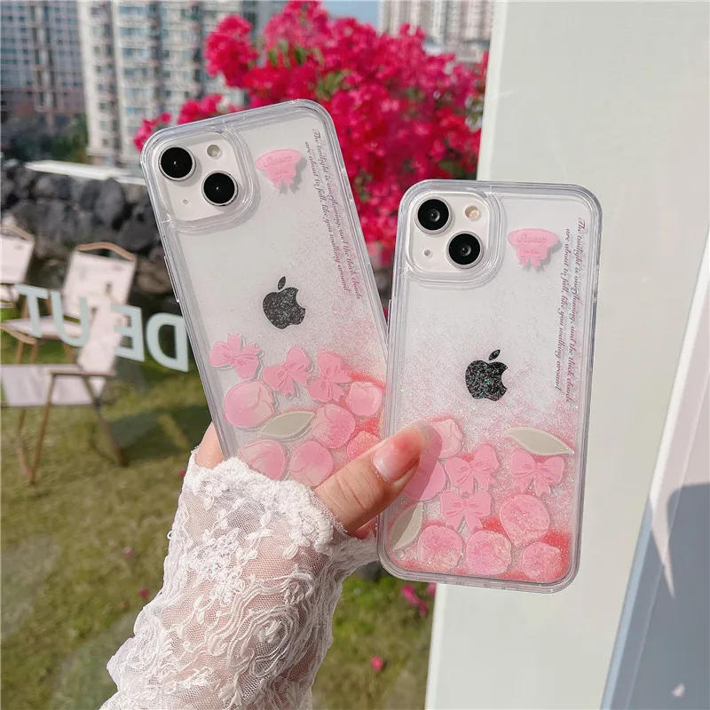 Flowers bowknot Liquid Glitter Quicksand Phone Case for iPhone 13 11 12 14 Pro XS Max XR 6 7 8 Plus funda Transparent Cover girl
Flowers bowknot Liquid Glitter Quicksand Phone Case for iPhone 13 11 12 14 Pro XS Max XR 6 7 8 Plus funda Transparent Cover girl