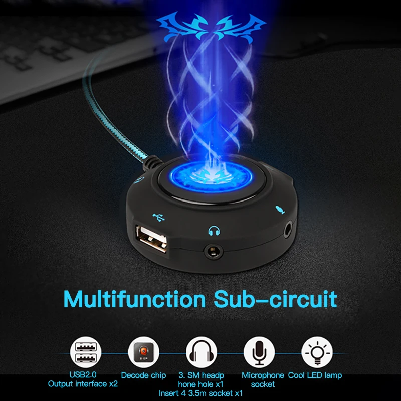 Sound Card Drive-free Notebook Hub For Desktop External Converter External Headset Usb Sound Card Computer Hub
Sound Card Drive-free Notebook Hub For Desktop External Converter External Headset Usb Sound Card Computer Hub
