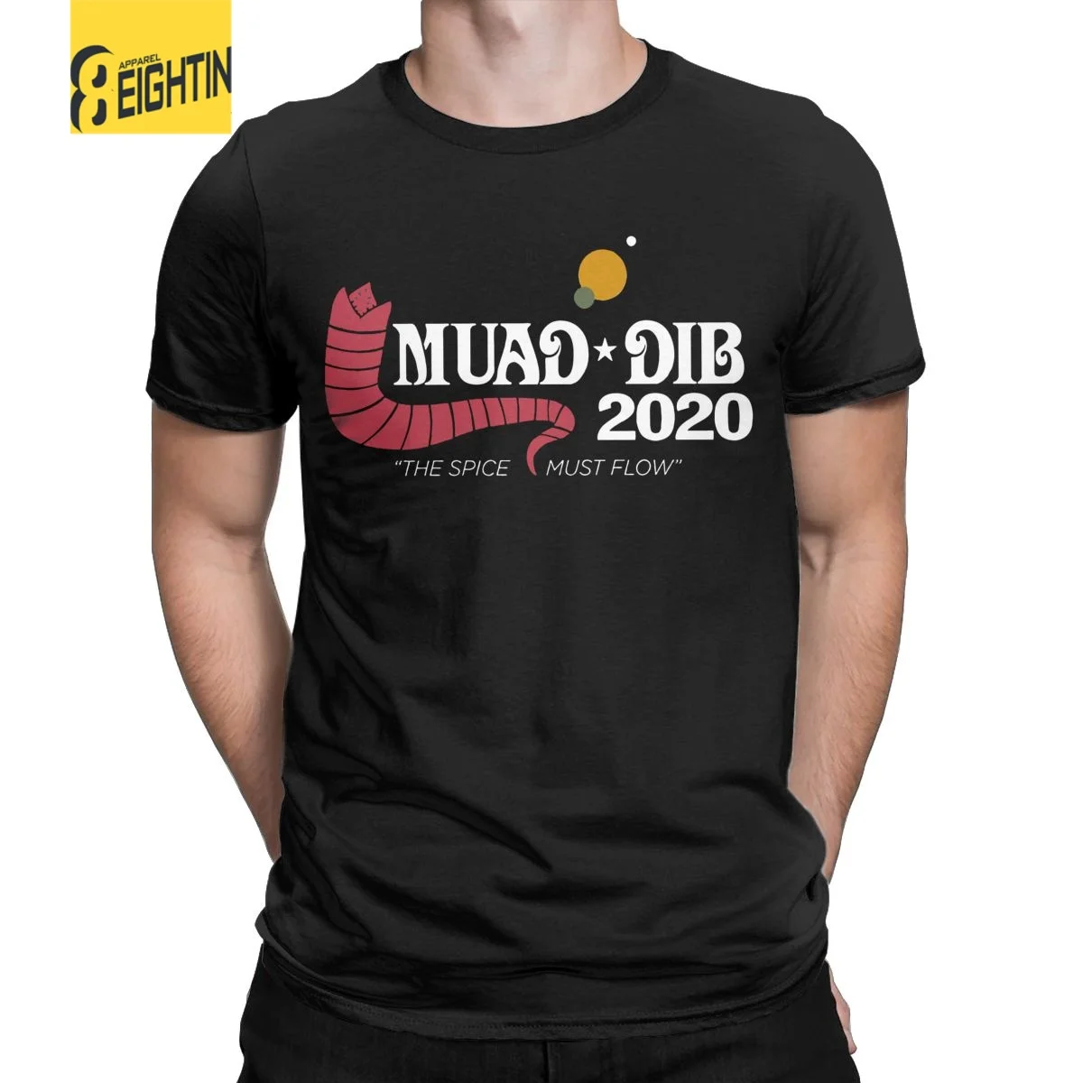 Dune Muad'Dib 2020 Men T Shirt Scifi Movie Funny Tee Shirt Short Sleeve Crew Neck T-Shirts Pure Cotton Birthday Present Clothing
Dune Muad'Dib 2020 Men T Shirt Scifi Movie Funny Tee Shirt Short Sleeve Crew Neck T-Shirts Pure Cotton Birthday Present Clothing
