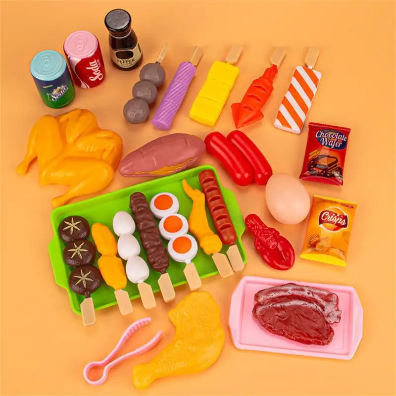 Baby Pretend Play Kitchen Kids Toys Simulation Food Barbecue Cookware Cooking Role Play Educational Gift Toys For Girls Children
Baby Pretend Play Kitchen Kids Toys Simulation Food Barbecue Cookware Cooking Role Play Educational Gift Toys For Girls Children