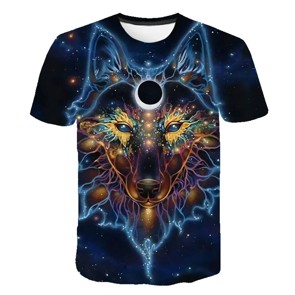 2022 Summer New Men's Fashion Trend Brand Casual Sports Short Sleeve Animal Wolf 3D Digital Print Hip Hop Loose Large T-shirt
2022 Summer New Men's Fashion Trend Brand Casual Sports Short Sleeve Animal Wolf 3D Digital Print Hip Hop Loose Large T-shirt