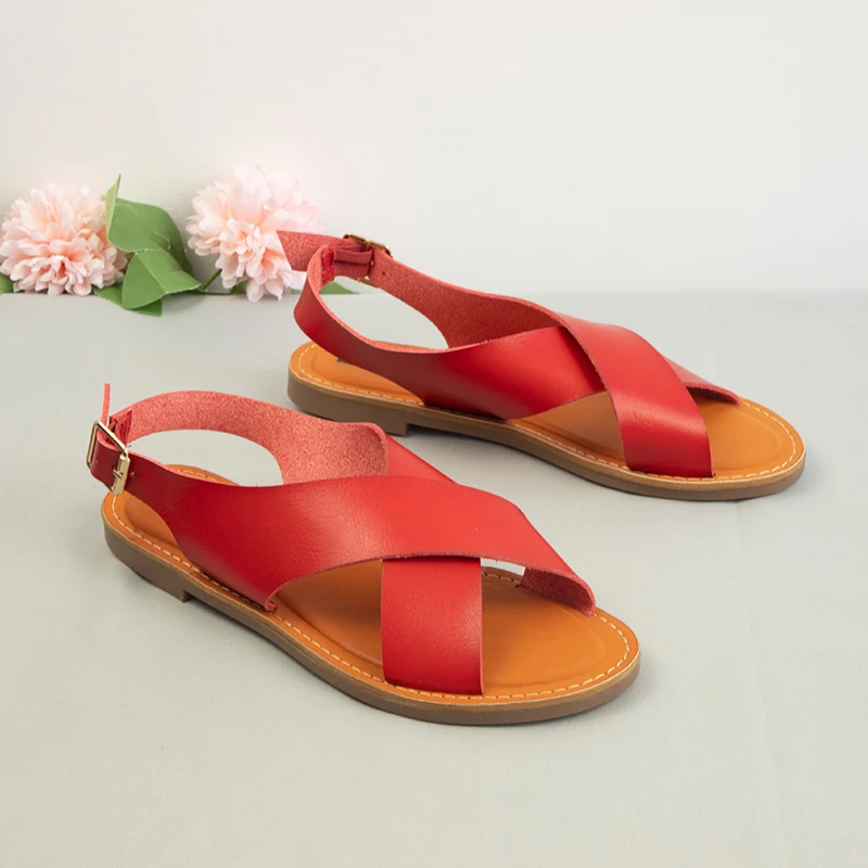 Women Summer Shoes Open Toe Beach Ladies Sandals Gladiator Brethable Cross Back Strap Casual Flat Solid Sandaleas De Mujer
Women Summer Shoes Open Toe Beach Ladies Sandals Gladiator Brethable Cross Back Strap Casual Flat Solid Sandaleas De Mujer