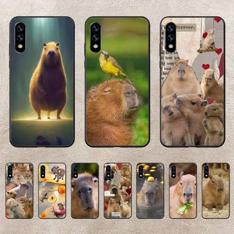 

Animal Funny Capybara Phone Case For Huawei G7 G8 P7 P8 P9 P10 P20 P30 Lite Mini Pro P Smart Plus Cove Fundas