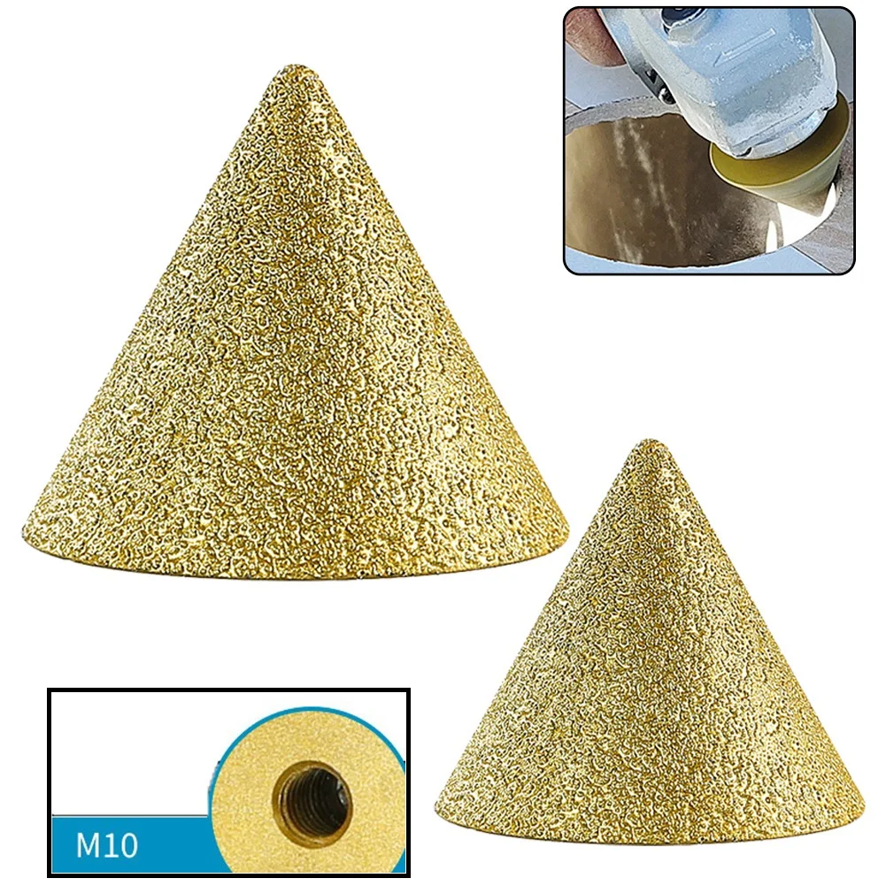 1pcs M10 Thread Diamond Chamfer Countersink Bits 38/50mm Cone Carve Polishing Grinding Wheel For Porcelain Tiles Cutter Trimming
1pcs M10 Thread Diamond Chamfer Countersink Bits 38/50mm Cone Carve Polishing Grinding Wheel For Porcelain Tiles Cutter Trimming