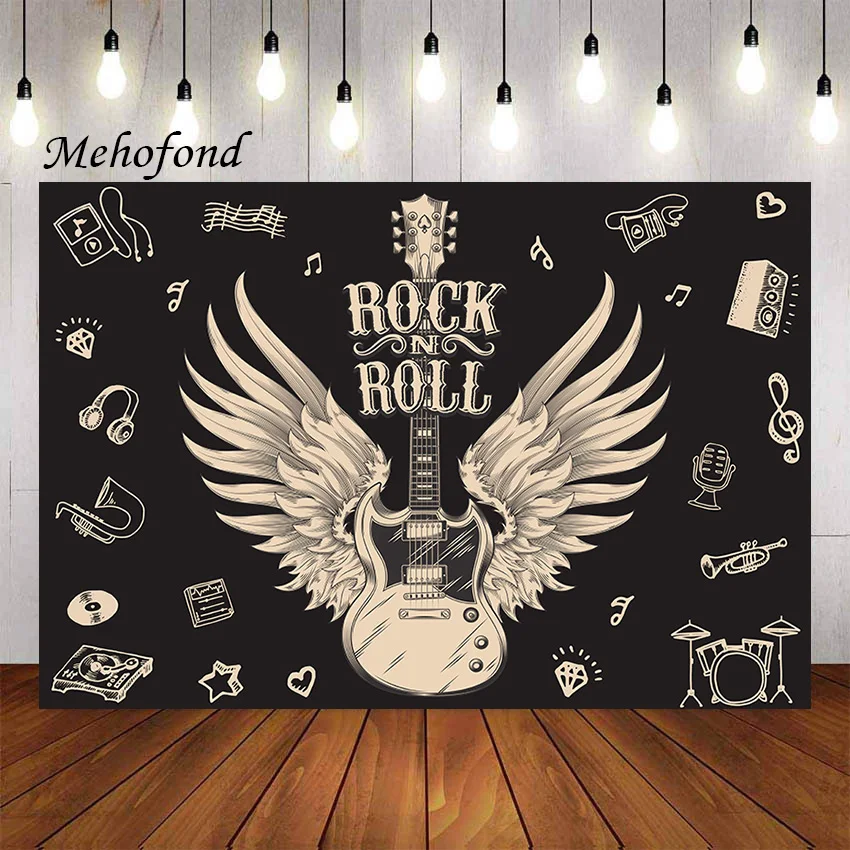 Mehofond Photography Background Rock N Roll 1950's Rock Star Guitar Music Birthday Party Decoration Backdrop Photo Studio Banner
Mehofond Photography Background Rock N Roll 1950's Rock Star Guitar Music Birthday Party Decoration Backdrop Photo Studio Banner
