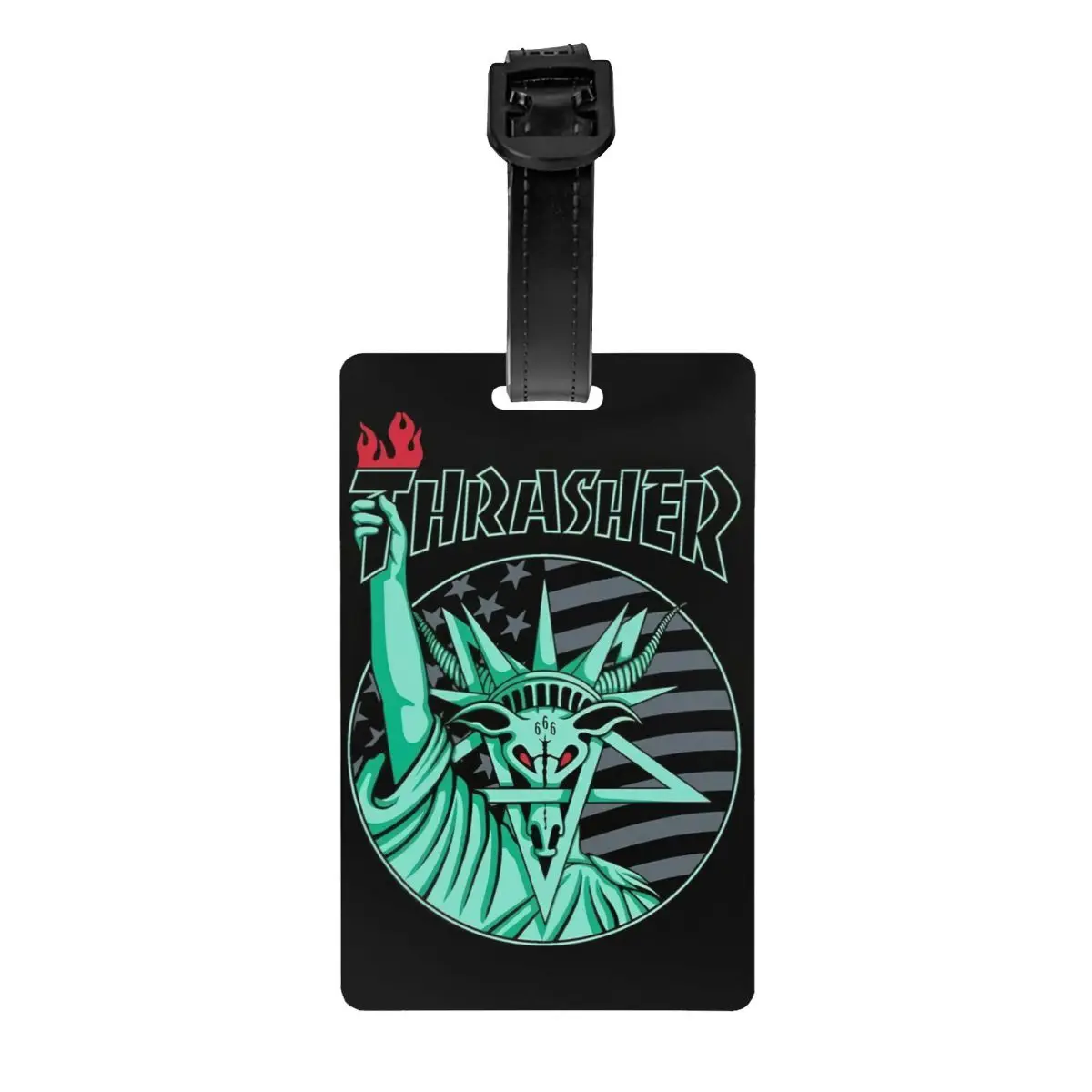 Thrashers Luggage Tag Skate Motion Physical Culture Travel Bag Suitcase Privacy Cover ID Label
Thrashers Luggage Tag Skate Motion Physical Culture Travel Bag Suitcase Privacy Cover ID Label
