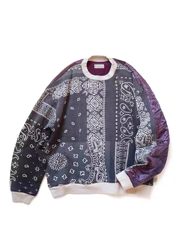 Spliced waist flower fruit unisex round neck pullover sweater Long sleeve tops Unisex t shirts y2k clothes streetwear
Spliced waist flower fruit unisex round neck pullover sweater Long sleeve tops Unisex t shirts y2k clothes streetwear
