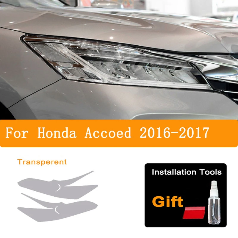 2Pcs Car Headlight Protection Tint Film For Honda Accord 2016 2017 2018 2019 2020 Smoke Black Transparent TPU Protective Sticker
2Pcs Car Headlight Protection Tint Film For Honda Accord 2016 2017 2018 2019 2020 Smoke Black Transparent TPU Protective Sticker