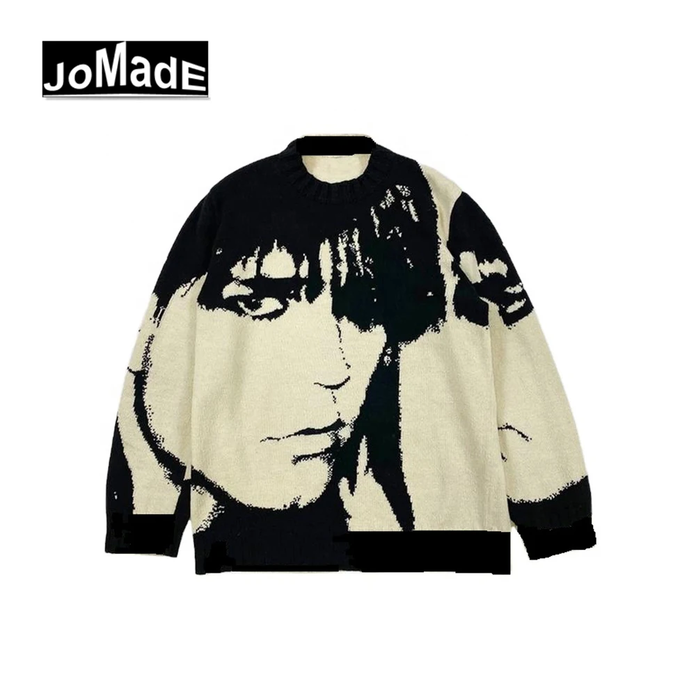 Men's Anime Sweater Trend Print Top Spring Autumn Pure Cotton Thin Sweater Unisex Knit Sweater Sweatshirt 2022 Hot Sale
Men's Anime Sweater Trend Print Top Spring Autumn Pure Cotton Thin Sweater Unisex Knit Sweater Sweatshirt 2022 Hot Sale