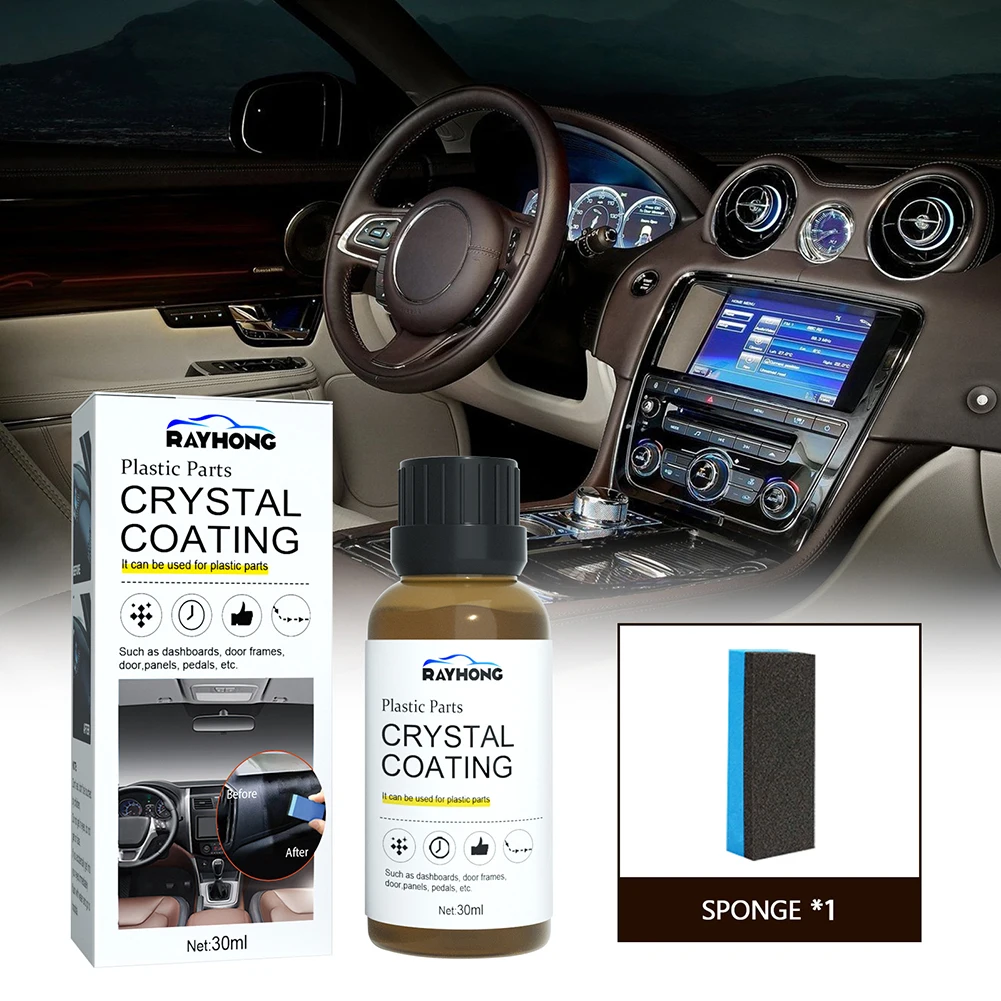 30ml Car Plastic Refurbished Cleaner Interior Part Clean Polishing Restoration Agent Maintain Gloss Retreading Agent Universal
30ml Car Plastic Refurbished Cleaner Interior Part Clean Polishing Restoration Agent Maintain Gloss Retreading Agent Universal
