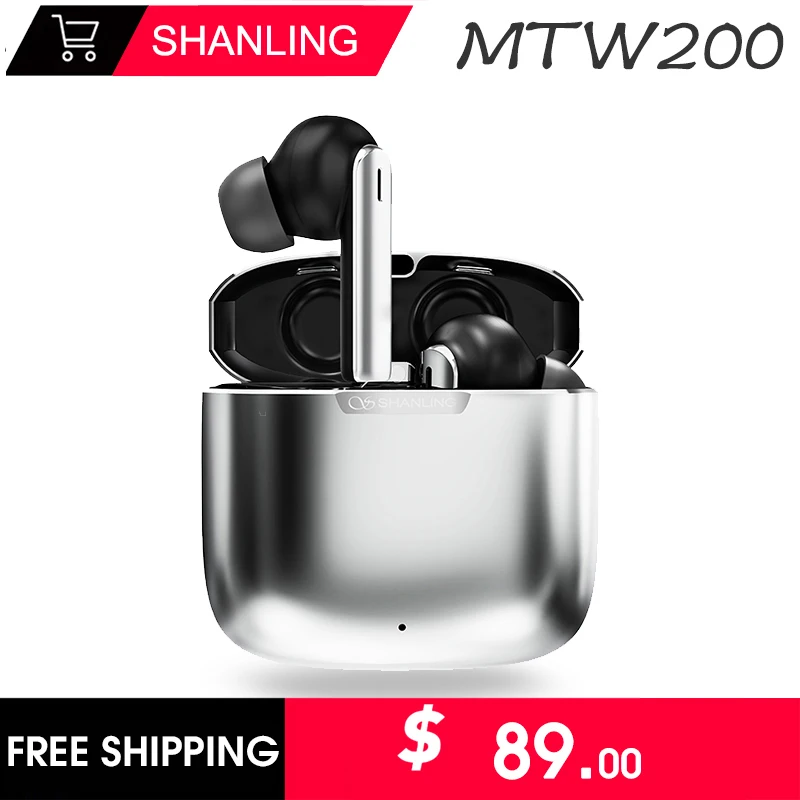 SHANLING MTW200 TWS Ture Wireless Bluetooth 5.2 Earphone Waterproof Sports Earbud Headset Aptx AAC SBC for Android ios Phone
SHANLING MTW200 TWS Ture Wireless Bluetooth 5.2 Earphone Waterproof Sports Earbud Headset Aptx AAC SBC for Android ios Phone