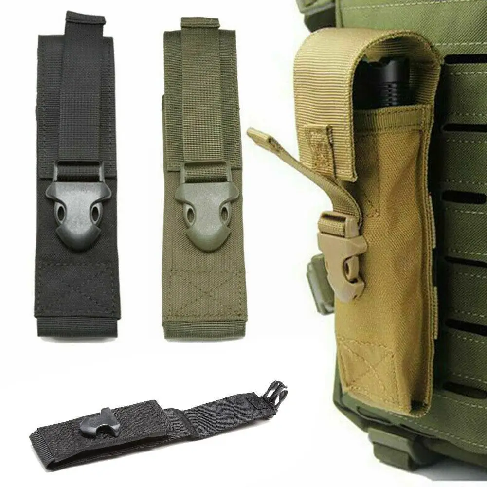 

Tactical Magazine Pouch Military Single Pistol Mag Knife Flashlight Torch Holster Bag Molle Outdoor Pouch Hunting Holder Ca J8u2
