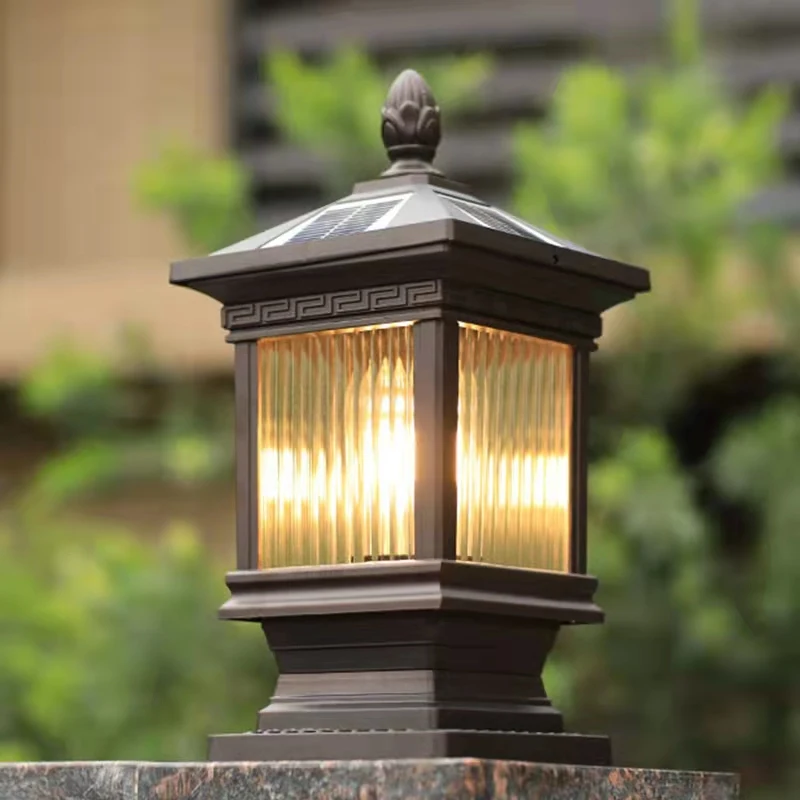 TEMAR Outdoor Solar Post Lamp Classical Retro Waterproof Courtyard Led for Decoration Garden Balcony Villa Wall Light
TEMAR Outdoor Solar Post Lamp Classical Retro Waterproof Courtyard Led for Decoration Garden Balcony Villa Wall Light