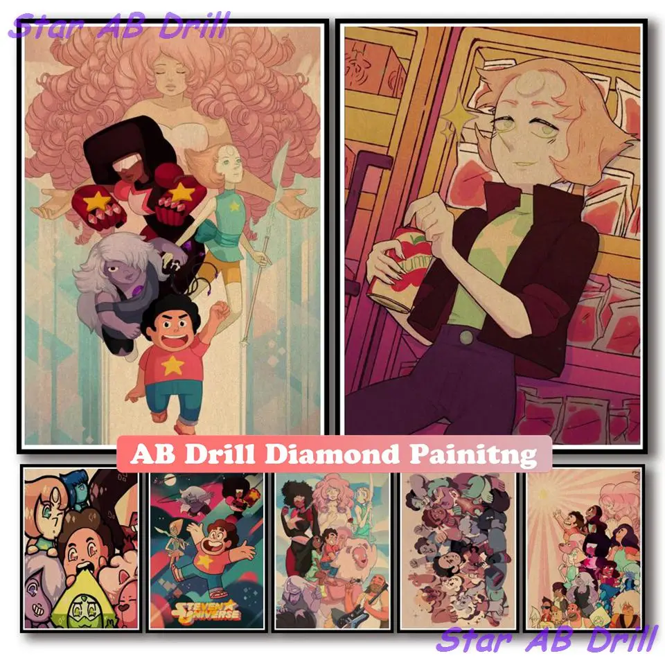 41 Designs Steven Universe 5D Diamond Painting Cartoon Crystal Gems Funny Fancy AB Drill DIY New Art Cross Stitch Kit Home Decor
41 Designs Steven Universe 5D Diamond Painting Cartoon Crystal Gems Funny Fancy AB Drill DIY New Art Cross Stitch Kit Home Decor