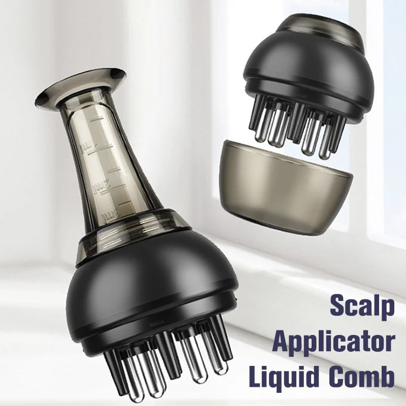 

1-4ml Scalp Applicator Massage Comb For Head Hair Growth Hair Regrowth Liquid Serum Oil Brush Nourish Hair Roots Comb Anti Hair