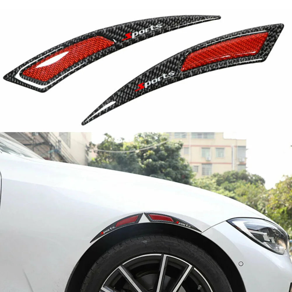 2pcs 24cm Black Carbon Fiber Stickers Universal Car Accessories Body Wheel Eyebrow Protector Strips Fender Arch Trim Protection
2pcs 24cm Black Carbon Fiber Stickers Universal Car Accessories Body Wheel Eyebrow Protector Strips Fender Arch Trim Protection