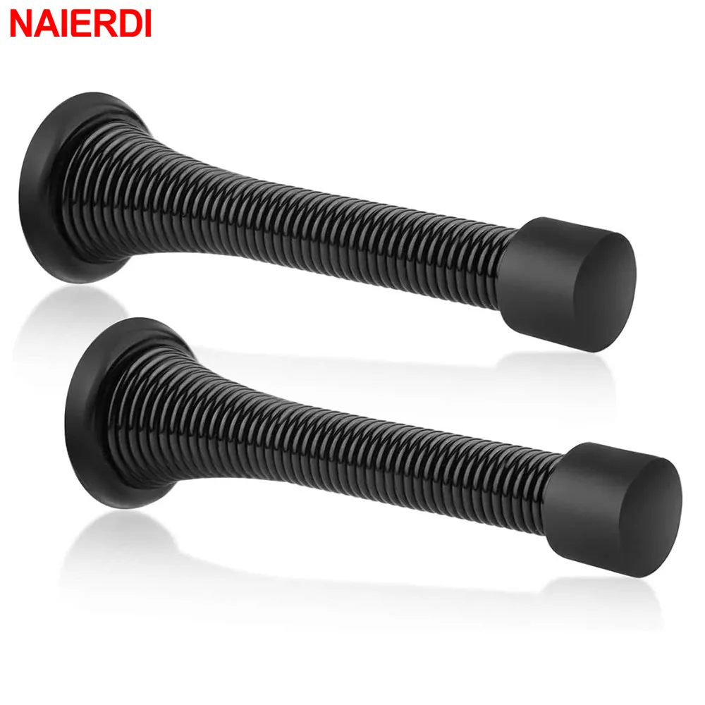NAIERDI 2 Pieces Spring Door Holder Flexible Spring Steel Door Stopper Oil Rubbed Silver Door Stop Wall Protector Door Hardware
NAIERDI 2 Pieces Spring Door Holder Flexible Spring Steel Door Stopper Oil Rubbed Silver Door Stop Wall Protector Door Hardware