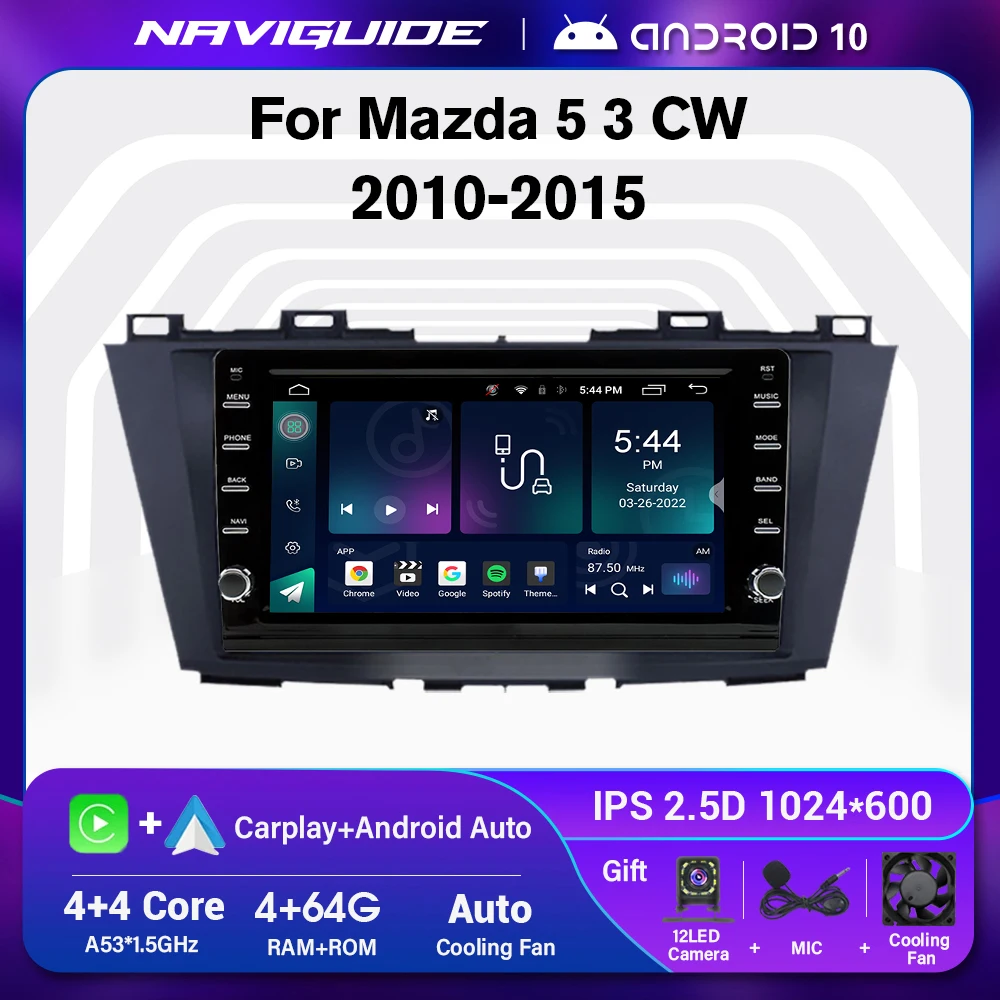For Mazda 5 3 CW 2010-2015 Android 10 Car Radio Multimedia Video Player Navigation GPS Head Unit Carplay DSP No 2din 2 Din DVD
For Mazda 5 3 CW 2010-2015 Android 10 Car Radio Multimedia Video Player Navigation GPS Head Unit Carplay DSP No 2din 2 Din DVD