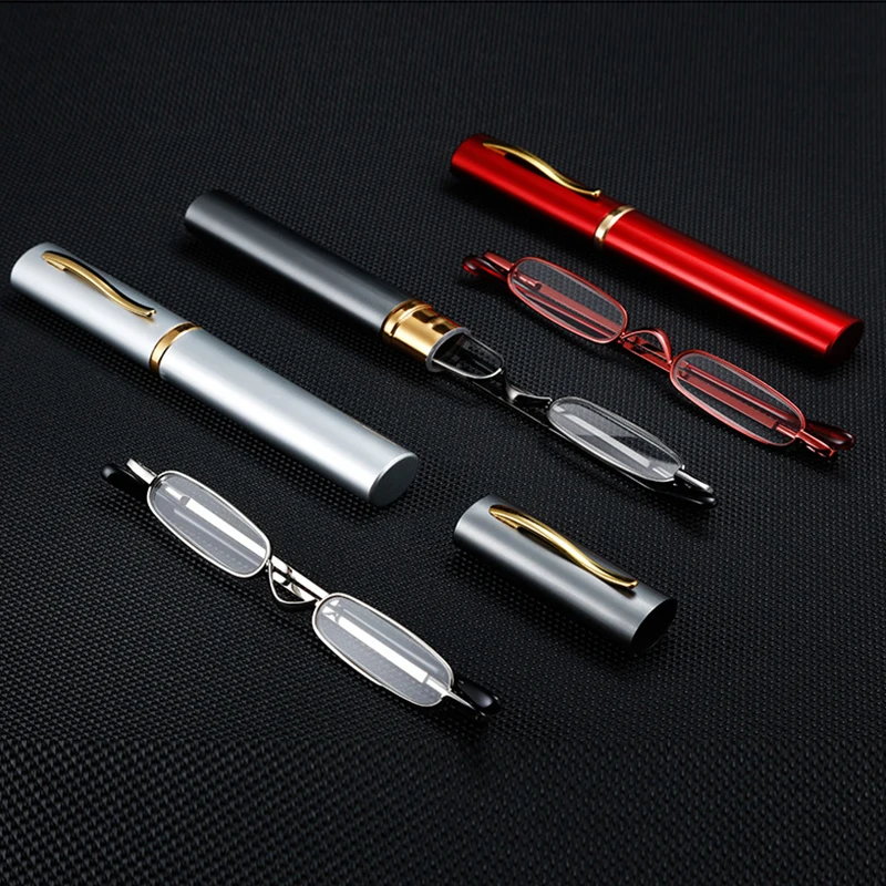 1PC Ultra Light Reading Glasses High-definition Spring Frame Presbyopia Fashion Mini Pen Holder Portable With Glasses Case
1PC Ultra Light Reading Glasses High-definition Spring Frame Presbyopia Fashion Mini Pen Holder Portable With Glasses Case