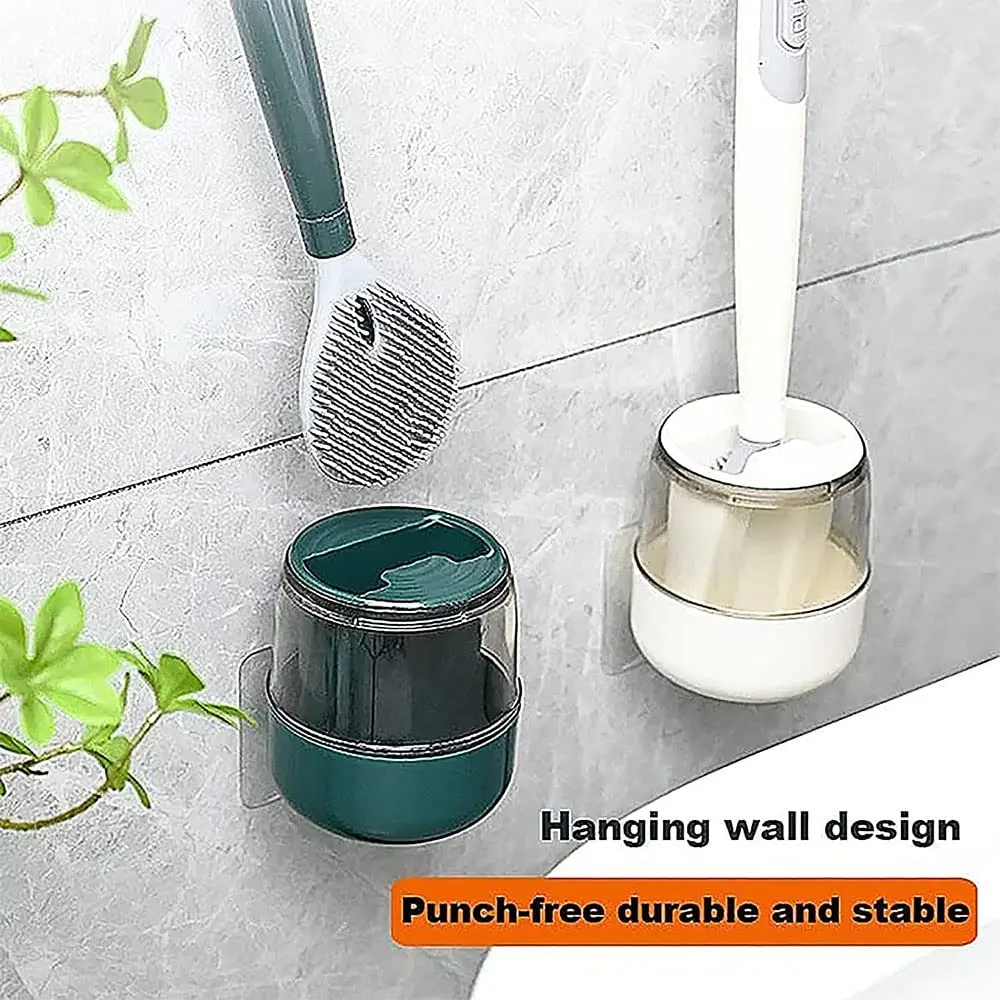 Soap Dispensing Toilet Brush with Holder Silicone Long Handled Cleaning Brush Wc Toilet Brushes Bathroom Accessories
Soap Dispensing Toilet Brush with Holder Silicone Long Handled Cleaning Brush Wc Toilet Brushes Bathroom Accessories