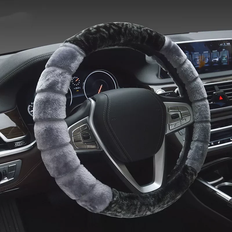 Super Soft Plush Car Steering Wheel Cover Universal,Warm Faux Fur Auto Handlebar on the Steering-Wheel 37/38cm
Super Soft Plush Car Steering Wheel Cover Universal,Warm Faux Fur Auto Handlebar on the Steering-Wheel 37/38cm