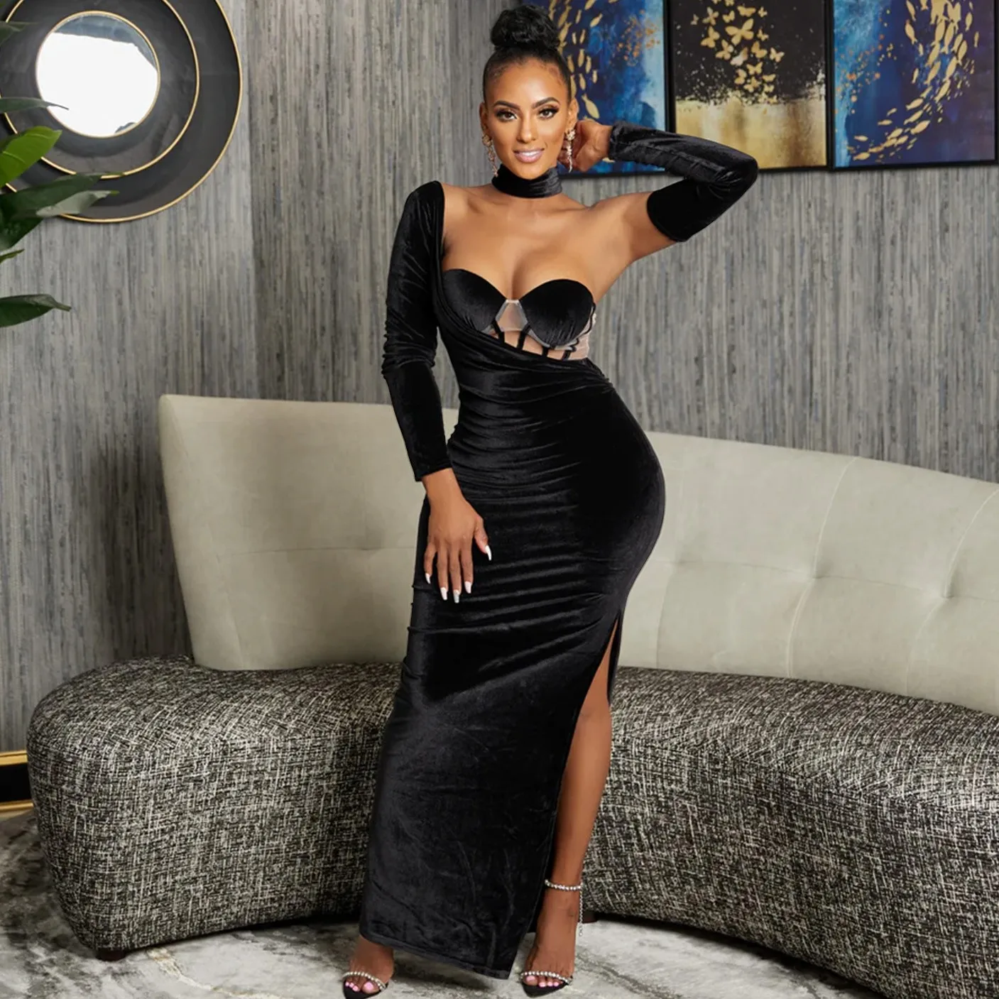 Африканское платье для женщин, Boubou Africa Femme 2023, однотонная одежда Дашики с длинным рукавом, платья из Анкары, женское платье
Африканское платье для женщин, Boubou Africa Femme 2023, однотонная одежда Дашики с длинным рукавом, платья из Анкары, женское платье