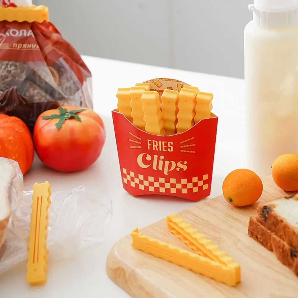 12pcs Snap Smoothly Creative Closure Clip Back With Magnetic Suction Cute French Fries Shape Food Bag Sealing Clip for Home
12pcs Snap Smoothly Creative Closure Clip Back With Magnetic Suction Cute French Fries Shape Food Bag Sealing Clip for Home