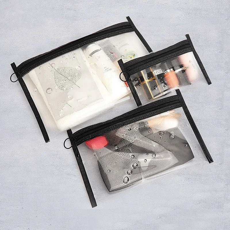 PVC Waterproof Transparent Cosmetic Bag Makeup Pouch Fashion New Clear Women Makeup Organizer Toiletry Bag Travel Cosmetics Bag
PVC Waterproof Transparent Cosmetic Bag Makeup Pouch Fashion New Clear Women Makeup Organizer Toiletry Bag Travel Cosmetics Bag