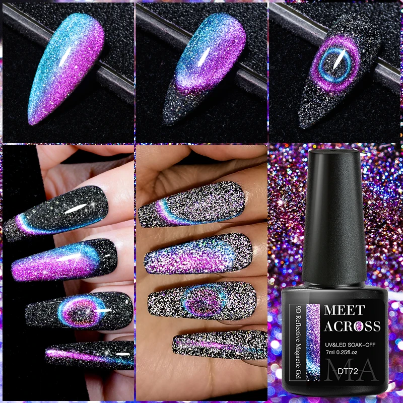 MEET ACROSS 7ml 9D Reflective Magnetic Gel Nail Polish Glitter Vernis Semi Permanent Soak Off Magnetic UV LED Gel Nail Art Gel
MEET ACROSS 7ml 9D Reflective Magnetic Gel Nail Polish Glitter Vernis Semi Permanent Soak Off Magnetic UV LED Gel Nail Art Gel