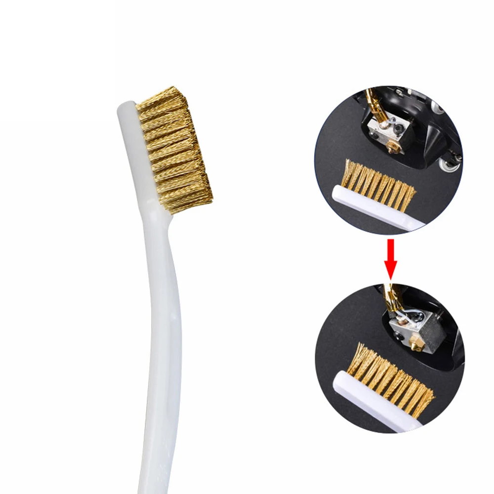 Инструмент для чистки 3D-принтера, медная проволока, зубная щетка, медная щетка, ручка для нагревательного блока сопла, хотенд, очистка, запча...
Инструмент для чистки 3D-принтера, медная проволока, зубная щетка, медная щетка, ручка для нагревательного блока сопла, хотенд, очистка, запча...