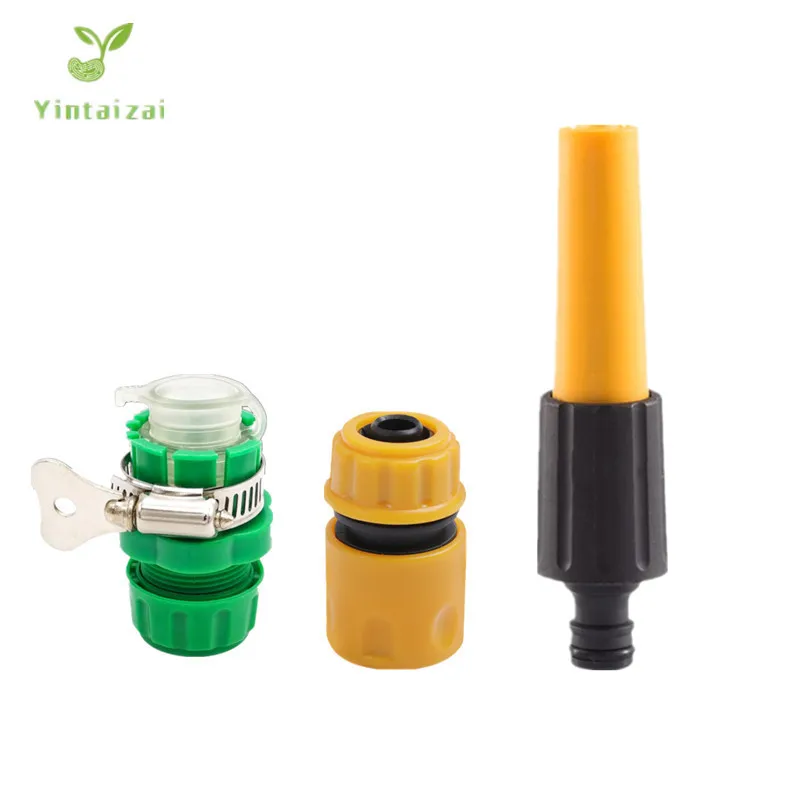 Plastic Garden Watering Gun With Flow Connector + Round Tap Connector Adjustbale Spray Nozzle For Flower Watering Car Washing
Plastic Garden Watering Gun With Flow Connector + Round Tap Connector Adjustbale Spray Nozzle For Flower Watering Car Washing