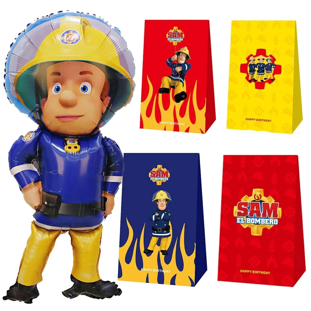 Fireman Sam Paper Bags with Stickers Gift Goodie Treat Bags Firefighter Kids Birthday Themed Party Supplies Gift Packing Bags
Fireman Sam Paper Bags with Stickers Gift Goodie Treat Bags Firefighter Kids Birthday Themed Party Supplies Gift Packing Bags