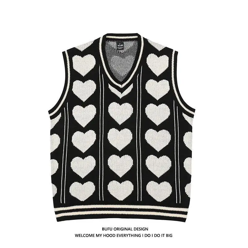 Sweater Vest Women V-neck Soft Warm Fashion Plaid Sleeveless Sweaters Retro All-match Loose-fitting Knitted Korean Style Mujer
Sweater Vest Women V-neck Soft Warm Fashion Plaid Sleeveless Sweaters Retro All-match Loose-fitting Knitted Korean Style Mujer