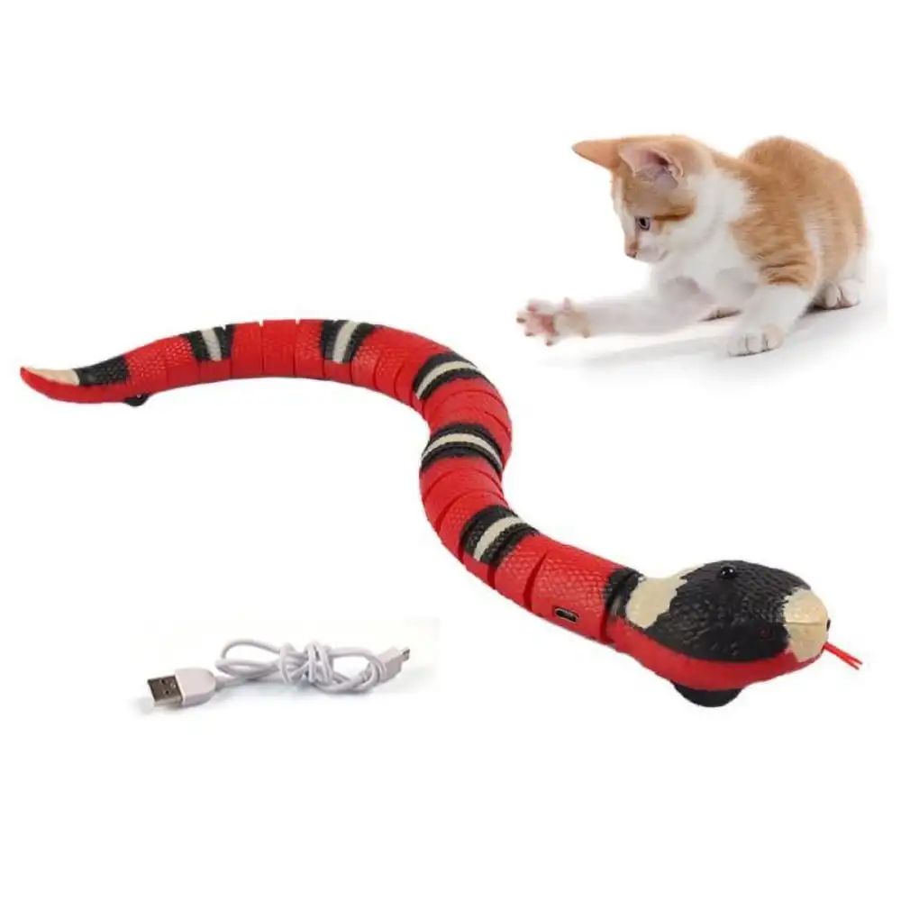 Electric Snake Cat Interactive Toy USB Simulation Intelligent Iduction Prank Props
Electric Snake Cat Interactive Toy USB Simulation Intelligent Iduction Prank Props