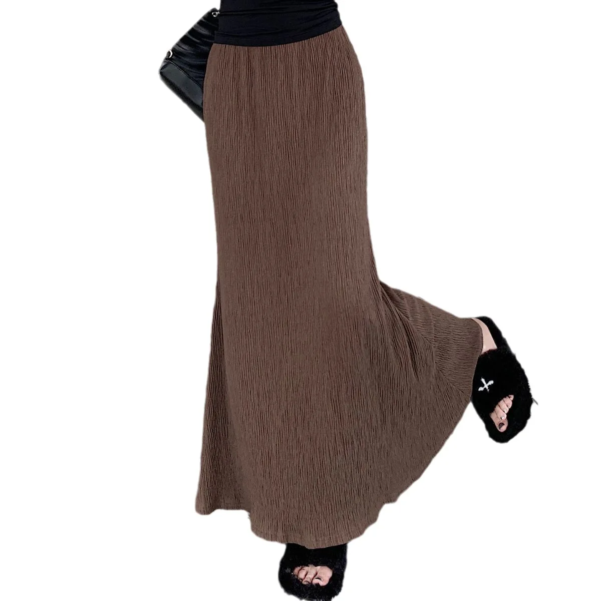 Женское плиссированное платье с завышенной талией, длинное облегающее платье-трапеция в винтажном французском стиле с завышенной талией и длинными юбками, осень 2023
Женское плиссированное платье с завышенной талией, длинное облегающее платье-трапеция в винтажном французском стиле с завышенной талией и длинными юбками, осень 2023